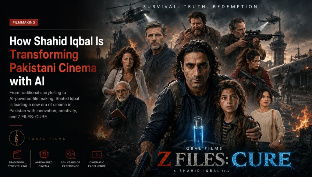 pakistan's first ai film z files cure