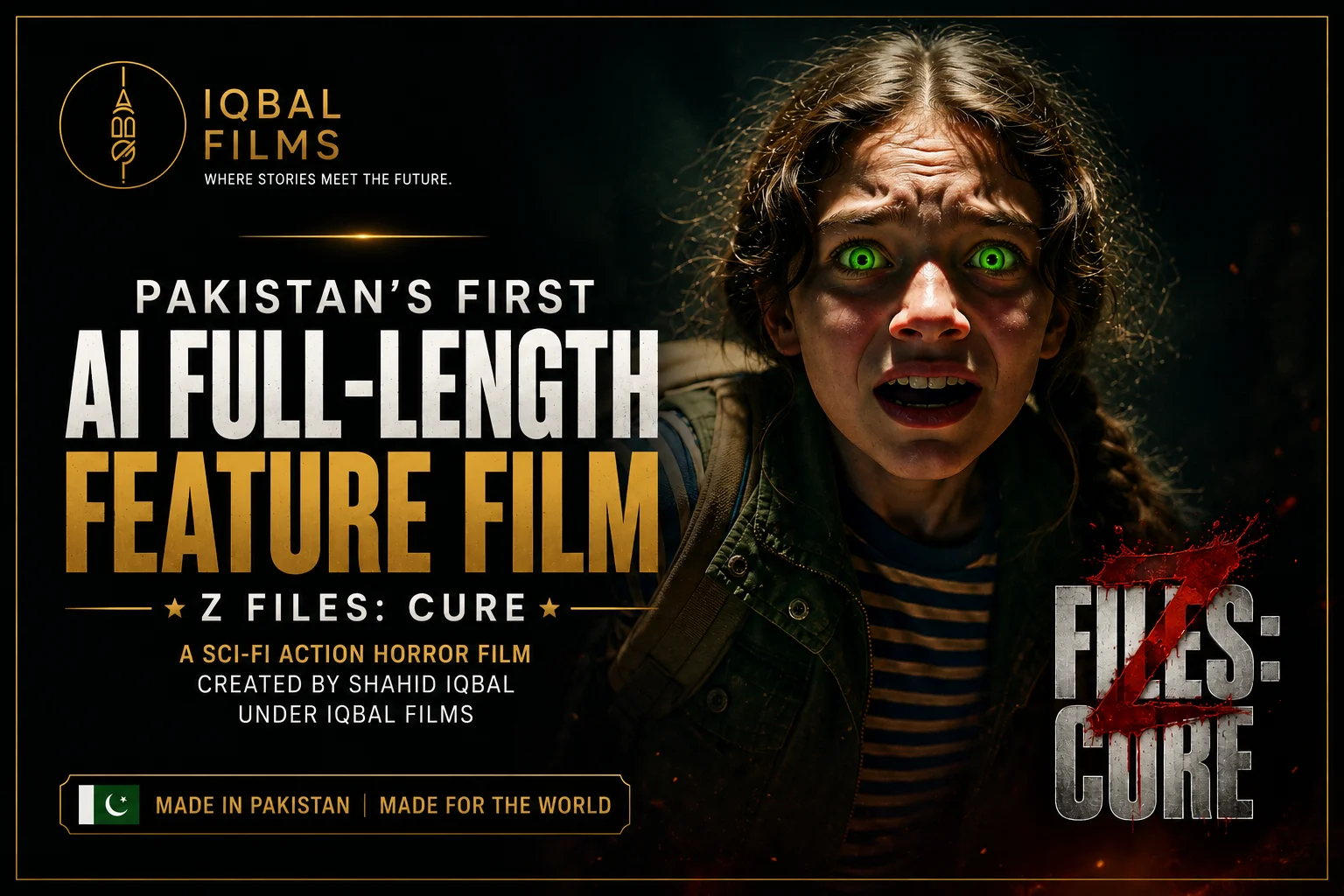 Z FILES: CURE – Pakistan's First AI Full-Length Feature Film by Iqbal Films